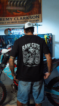 Camiseta Oversized RAW CUTS — Fotoluminiscente, Brilla en la Oscuridad